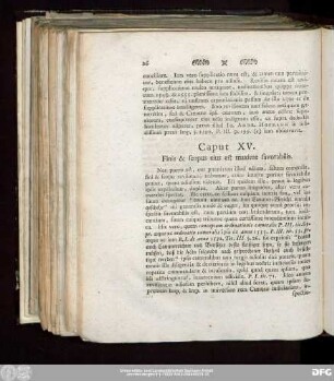 Caput XV. Finis & scopus eius est maxime favorabilis