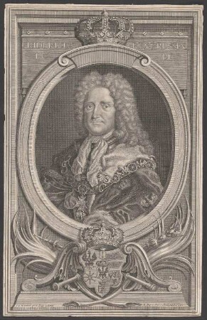 Porträt Friedrich I., König von Preußen (1657-1713)