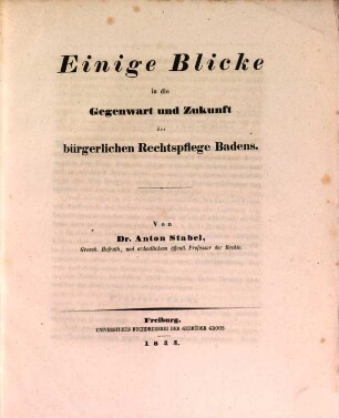 Einladung zur Feier des hohen Geburtsfestes Seiner Königlichen Hoheit des Durchlauchtigsten Grossherzogs Leopold im Namen des akademischen Senates an die Angehörigen der Albert-Ludwigs-Universität