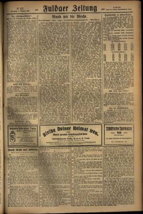 Zweite Ausgabe vom Sonntag, den 02. Oktober 1927.