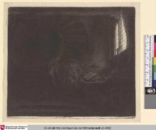 [Der Hl. Hieronymus in einer dunklen Kammer; St. Jerome in a Dark Chamber; Saint Jerôme]