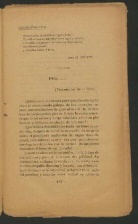 Dick......... : (Fragmentos de un libro)