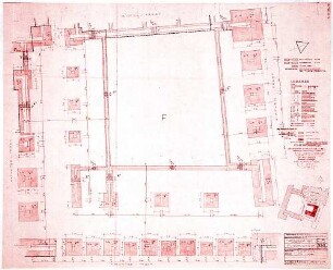 Gsaenger, Gustav; München, Theatinerstr.; Bayerisches Kultusministerium, Erweiterung - Tiefgarage Ost, Bauteil F, Fundamente