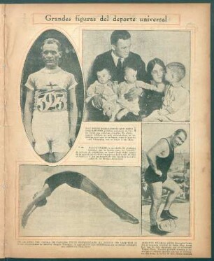 Grandes figuras del deporte universal [Fotografías]