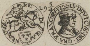 Bildnis von Lvdovicvs Pivs, Kaiser des Römisch-Deutschen Reiches