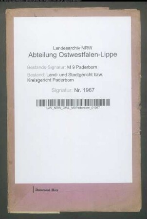 Erblasser: Günther, Joseph; Erblasser: Günther, Pauline, geb. Wegener: