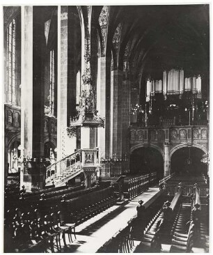 Thomaskirche, Leipzig Bachgruft: Orgel
