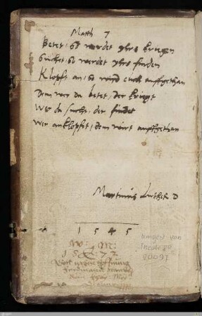 Autograph Luther