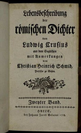2: Lebensbeschreibung der römischen Dichter