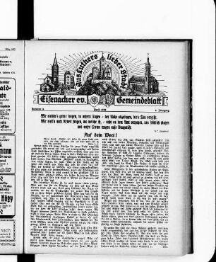 Eisenacher evangelisches Gemeindeblatt : April 1932