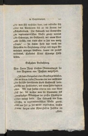 21-27, Sechzehnte - Fuenf und vierzigste Beobachtung