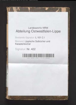 Meßbuch der Bauerschaft Bremke von 1814
