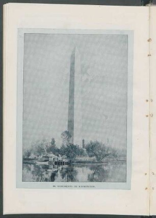 El monumento de Washington. [Grabado]