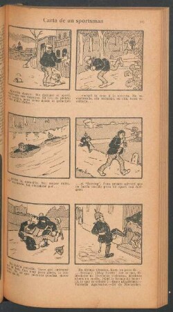 Carta de un sportsman - [Cómic]