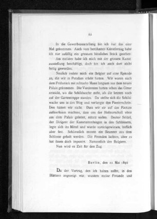 Berlin, den 21. Mai 1896