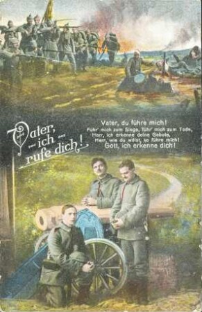 Vater, ich rufe dich! - Vater, du führe mich! [...]