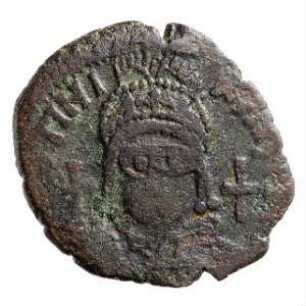 Münze, Halbfollis, 552 / 553