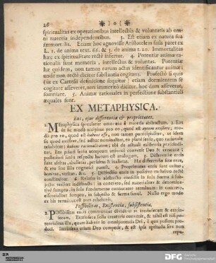 Ex Metaphysica