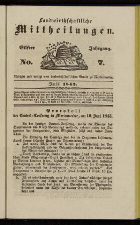 Eilfter Jahrgang. No. 7.