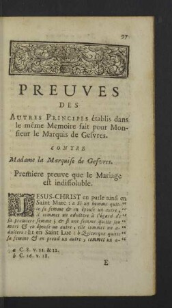Preuves des autres principes