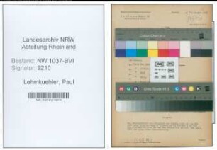 Entnazifizierung Paul Lehmkuehler , geb. 22.06.1899 (Angestellter)