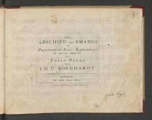 Der Abschied von Amanda : eine Phantasie