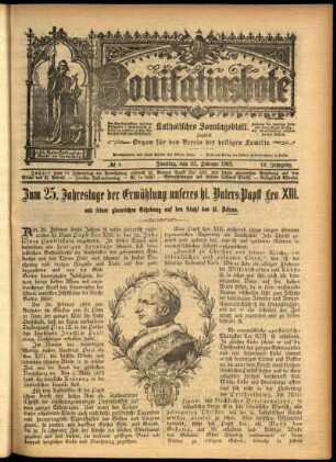 Erste Ausgabe vom Sonntag, den 23. Februar 1902.
