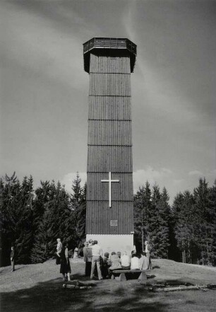 Aussichtsturm auf dem Schwarzen Grat bei Isny