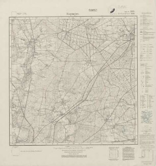 2925 (alte Nr.: 1458) Bispingen, Meßtischblatt (4cm - Karte)