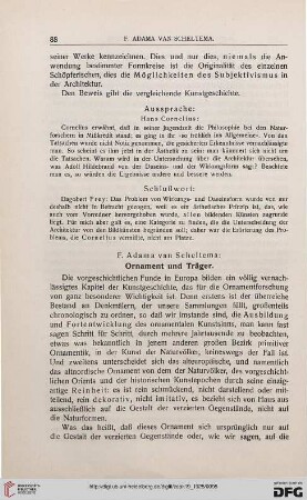 Ornament und Träger