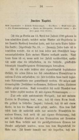 Zweites Kapitel. Erste Jugendjahre. - ...