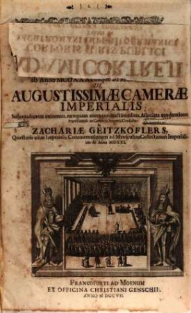 Adami Cortreji Corporis Juris Publici Sacri Romani Imperii Germanici Tomus ..., 1,5. Matriculas Statuum Imperii ...