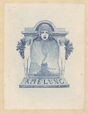 AMELUNG. Exlibris