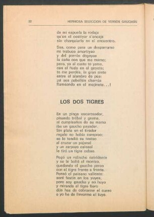 Los dos tigres