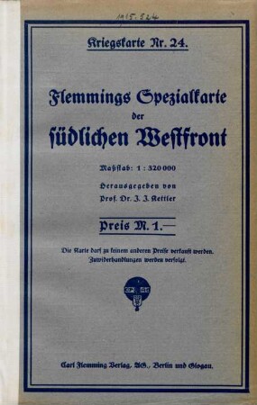 24: Spezialkarte der südlichen Westfront