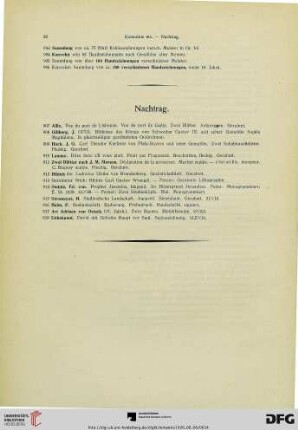 Nachtrag (Nr. 907-918)