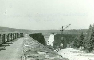 Talsperre Muldenberg bei Grünbach im Vogtland, Deutschland, 1946