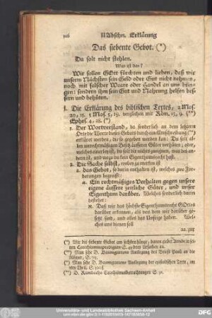 Das siebente Gebot.