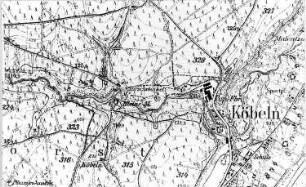 Bad Muskau-Köbeln. Meßtischblatt, Sekt. Muskau, 1940