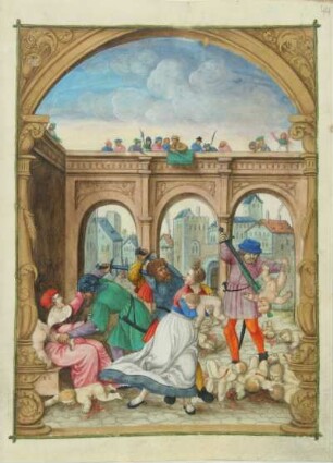 fol. 44: Kindermord von Bethlehem (Nikolaus Glockendon)