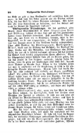 Physiognomische Beobachtungen