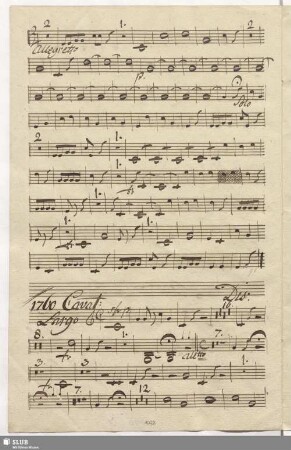 1760. Cavatina: Tacita l'ombre intorno / Ghinassi, S.