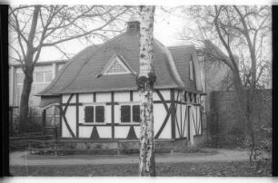Kleinbildnegative: Fachwerkhäuschen, Perelsplatz, 1978