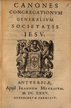 Canones congregationum generalium Societatis Iesu