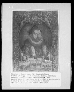 Porträt Dietrich von Fürstenbergs, des Fürstbischofs von Paderborn