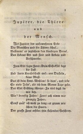 Sämmtliche poetische Werke Sämmtliche poetische Werke des Herrn Friederich von Hagedorn, 3