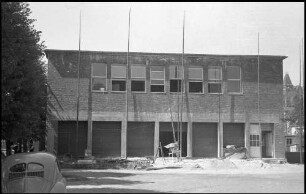 Langenberg: Seidenfabrik, Außenfassade, Hof