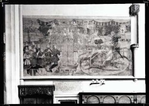 Oberhofenkirche; Wandbild an der Nordwand des Chors