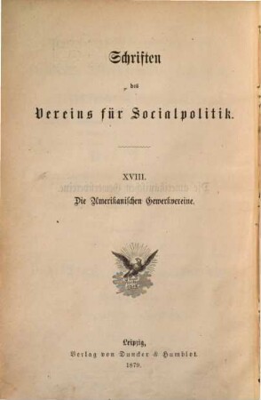 Die amerikanischen Gewerkvereine