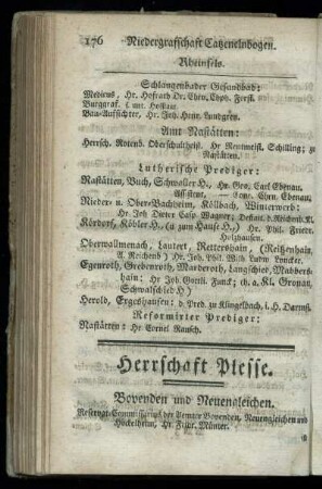 Herrschaft Plesse